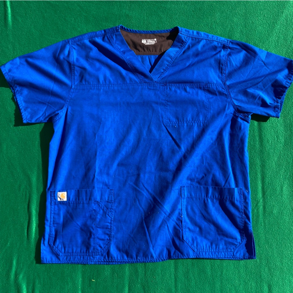 Carhartt Ripstop scrubs blue mens xl